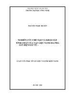 luận văn thạc sĩ nghiên cứu chế tạo và khảo sát tính chất của vật liệu nano đa pha sắt điện sắt từ   cofe2o4 batio3 