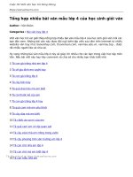 tong hop nhieu bai van mau lop 4 cua hoc sinh gioi van