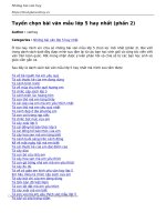 tuyen chon bai van mau lop 5 hay nhat phan 2 