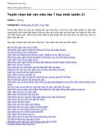 tuyen chon bai van mau lop 7 hay nhat phan 2 