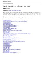 tuyen chon bai van mau lop 2 hay nhat 
