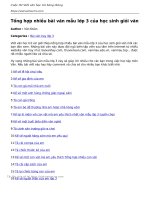 tong hop nhieu bai van mau lop 3 cua hoc sinh gioi van