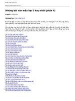 nhung bai van mau lop 5 hay nhat phan 4