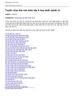 tuyen chon bai van mau lop 4 hay nhat phan 2 