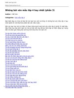 nhung bai van mau lop 4 hay nhat phan 3