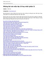 nhung bai van mau lop 10 hay nhat phan 3 