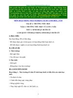 Giáo án Hoạt động trải nghiệm lớp 1_Cánh Diều_Chủ đề 1_TÂM