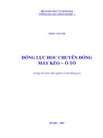 động lực học ô tô máy kéo 