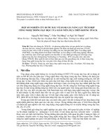 Một số nghiên cứu bước đầu về đánh giá năng lực tích hợp công nghệ trong dạy học của giáo viên, dựa trên khung TPACK