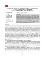 Vận dụng tư tưởng “hệ thống lớp - bài” của J.A. Komensky vào nâng cao chất lượng bài giảng ở các trường Đại học Quân đội hiện nay