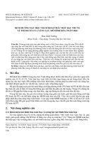 Định hướng dạy học nhằm khai thác một đặc trưng về thành tố của năng lực mô hình hóa toán học