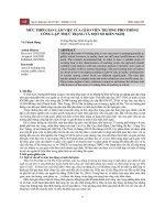 Mức thời gian làm việc của giáo viên trường phổ thông công lập: Thực trạng và một số kiến nghị