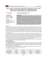 Thực trạng và một số giải pháp phát triển đội ngũ giáo viên theo chuẩn nghề nghiệp ở các trường mầm non trên địa bàn thị xã Bình Long, tỉnh Bình Phước