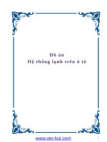 Hệ thống lạnh trên ô tô