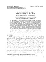 Thế giới nội tâm nhân vật phụ nữ trong tiểu thuyết của Thiết Ngưng