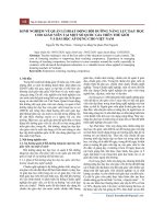 Kinh nghiệm về quản lí hoạt động bồi dưỡng năng lực dạy học cho giáo viên tại một số quốc gia trên thế giới và bài học áp dụng cho Việt Nam