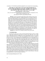 Thái độ của nhà thầu xây dựng đối với rủi ro và quản lý rủi ro trong xây dựng: Nghiên cứu áp dụng cho trường hợp tỉnh Vĩnh Long và Cần Thơ