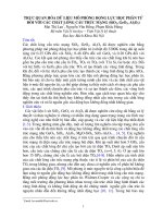 Trực quan hóa dữ liệu mô phỏng động lực học phân tử đối với các chất lỏng cấu trúc mạng (SiO2, GeO2, Al2O3)