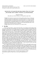 Một số yếu tố ảnh hưởng đến hoạt động công tác xã hội đối với học sinh “nghiện” internet tại tỉnh Bình Định