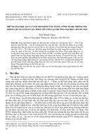 Những bài học qua 4 năm thí điểm ứng dụng công nghệ thông tin trong quản lí đào tạo theo tín chỉ tại trường Đại học mở Hà Nội