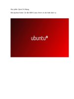 cấu hình Ubuntu sever 16