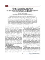 Thiết kế tài liệu dạy học theo module học phần Phương pháp dạy học toán cho sinh viên sư phạm Toán ở các trường Cao đẳng Sư phạm nước Cộng hòa dân chủ nhân dân Lào