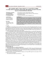 Mức độ hiểu biết về hoạt động tư vấn hướng nghiệp của học sinh tại trường trung học phổ thông Nguyễn Văn Linh, Quận 8, thành phố Hồ Chí Minh