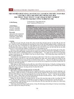 Một số biện pháp nâng cao năng lực vận dụng tri thức toán học vào thực tiễn cho sinh viên trong dạy học học phần “Toán tối ưu và quy hoạch thực nghiệm” ở trường Đại học Công nghiệp Hà Nội