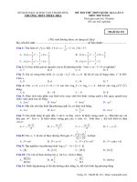 Đề thi thử toán THPT quốc gia 2019 lần 2 trường THPT thiệu hóa thanh hóa 