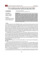 Nâng cao hiệu quả học tập môn Giáo dục quốc phòng và an ninh cho sinh viên trường Đại học Đồng Tháp