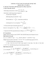 4 1  bài toán về kích thước, khối lượng nguyên tử, đồng vị nguyên tử 