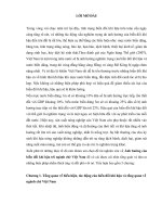 tiểu luận phân tích chi phí lợi ích đánh giá ảnh hưởng của biến đổi khí hậu tới ngành chè việt nam 