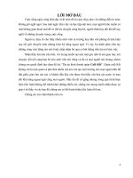 tiểu luận phân tích chi phí lợi ích dự án kinh doanh quán café kết 