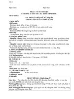 Giáo án công nghệ 8 phát triển năng lực 