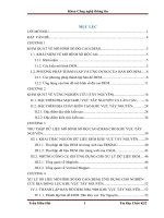 Luận văn: Xử lý số liệu bản đồ mô hình số độ cao (DEM) khu vực tây nguyên phục vụ cho nghiên cứu địa động lực