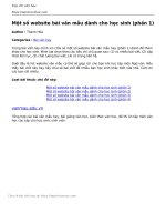 mot so website bai van mau danh cho hoc sinh phan 1 