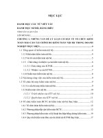 LV Thạc sỹ_hoàn thiện tổ chức kiểm toán báo cáo tài chính do kiểm toán nội bộ công ty liên doanh toyota việt nam thực hiện 