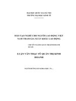 LV Thạc sỹ_đào tạo nghề cho người lao động việt nam tham gia xuất khẩu lao động 
