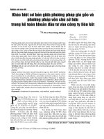 Khác biệt cơ bản giữa phương pháp giá gốc và phương pháp vốn chủ sở hữu trong kế toán khoản đầu tư vào công ty liên kết