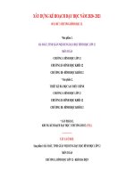 XÂY DỰNG KẾ HOẠCH DẠY HỌC NĂM 2020  2021