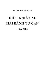 Đồ án tốt nghiệp: Robot 2 bánh tự cân bằng thuật toán PID