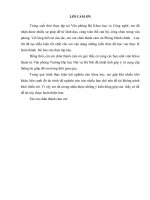 Báo Cáo Thực Tập Hiện đại hóa công tác văn phòng tại Văn phòng Bộ Khoa học và Công nghệ