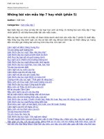 nhung bai van mau lop 7 hay nhat phan 5(2) 