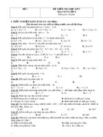 Tổng hợp 80 đề kiểm tra học kì 1 môn Toán lớp 8