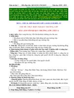 Giáo án Đạo đức lớp 1_ Cánh Diều_Tiết 1 đến 10