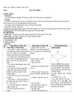 Giáo án Toán Hình học lớp 8 học kì I