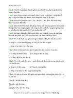 Bài tập ôn tập mạch điện lý 7 đầu năm lớp 8