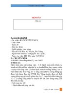 BỆNH ÁN NGOẠI KHOA CHẤN THƯƠNG GÃY XƯƠNG CẲNG CHÂN