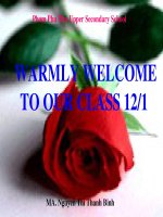 Bài giảng Tiếng Anh 12 - Unit 14: International organizations (Listening)