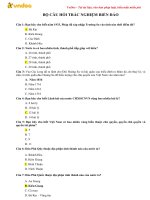 BỘ CÂU HỎI TRẮC NGHIỆM BIỂN ĐẢO